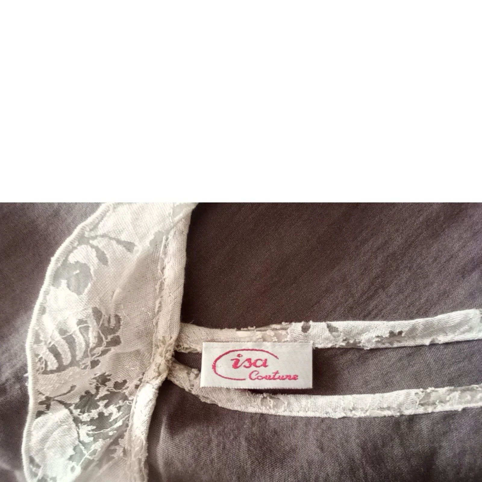 Taupe jurk maat 36 in zeer goede staat – photo 7
